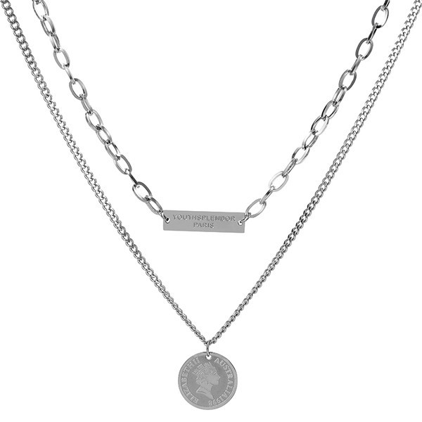 Moderan čelični lančić za privjeske za muškarce