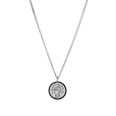 Titán acél függőlánc férfiaknak