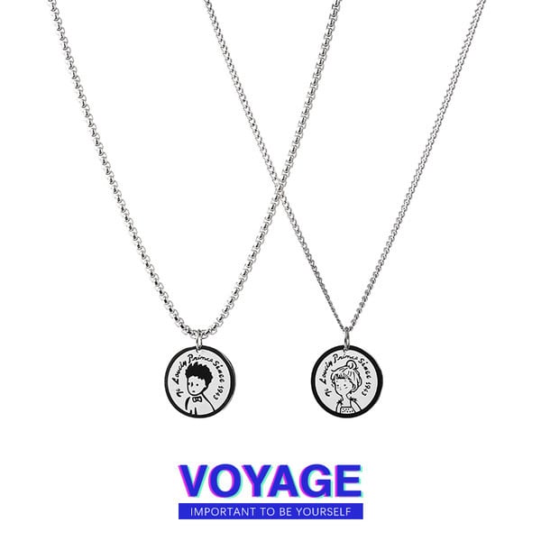 Titán acél függőlánc férfiaknak