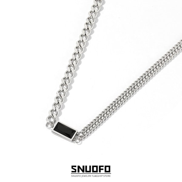 Új modell férfi lánc díszkővel