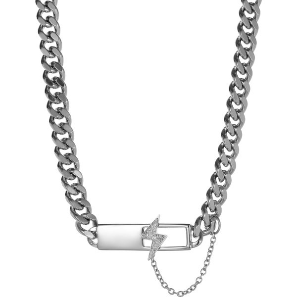 Új modell ezüst titán acél lánc férfiaknak