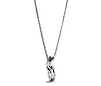 Muški lančić u srebrnoj boji sa privjeskom