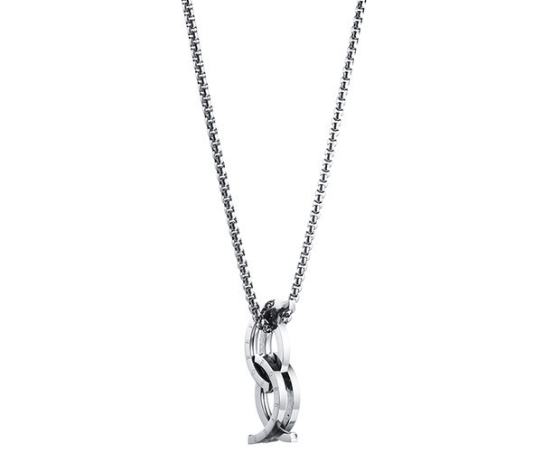 Muški lančić u srebrnoj boji sa privjeskom