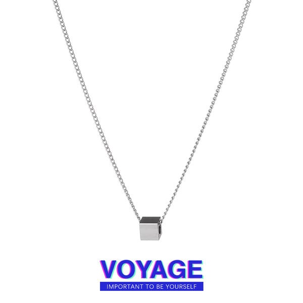 Titán acél medál négyzet alakú medállal