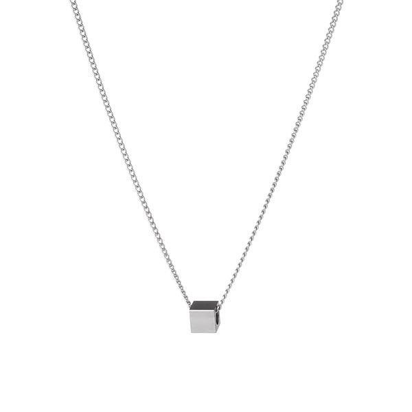 Titán acél medál négyzet alakú medállal