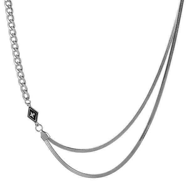 Vīriešu divslāņu titāna tērauda ķēde