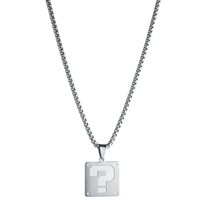 Muški ležerni čelični lanac s privjeskom