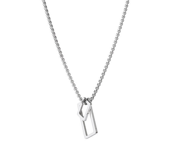 Vīriešu sudraba ķēdīte ar kulonu