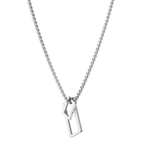 Vīriešu sudraba ķēdīte ar kulonu