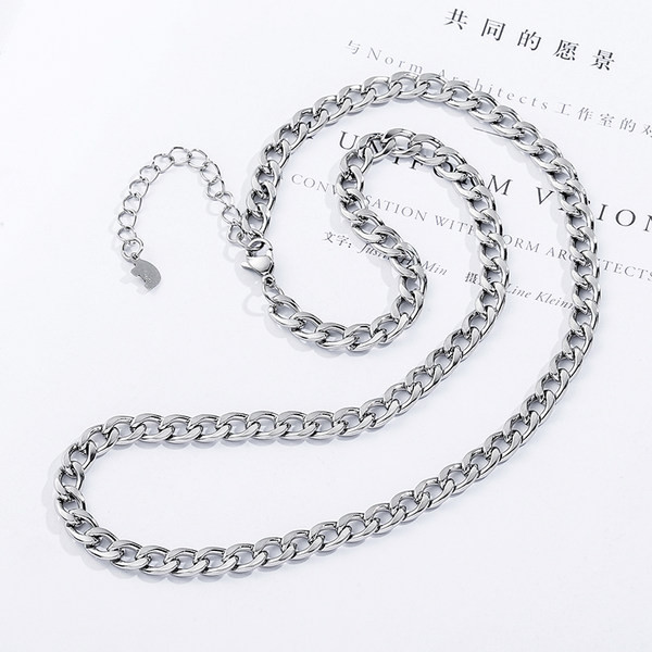 Titāna tērauda ķēde vīriešiem