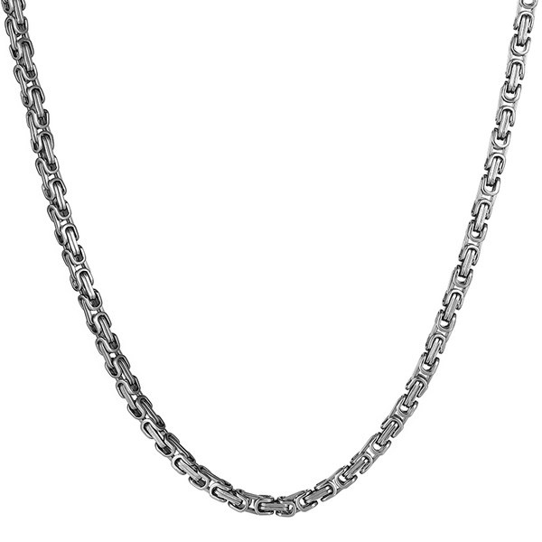 Ανδρική αλυσίδα από μασίφ ατσάλι τιτανίου