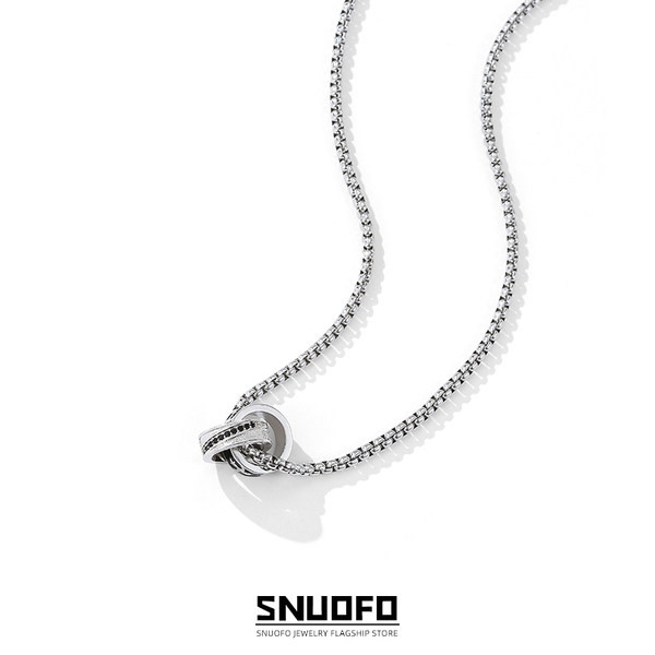 Moderan muški lanac s privjeskom od titan čelika