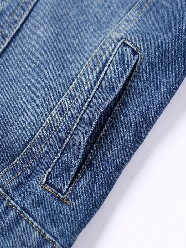 Modes ikdienišķa džinsa jaka, mētelis ar apaļu kaklu, sieviešu lielizmēra džinsi, sieviešu jakas, 2022. gada sieviešu vējjaka.