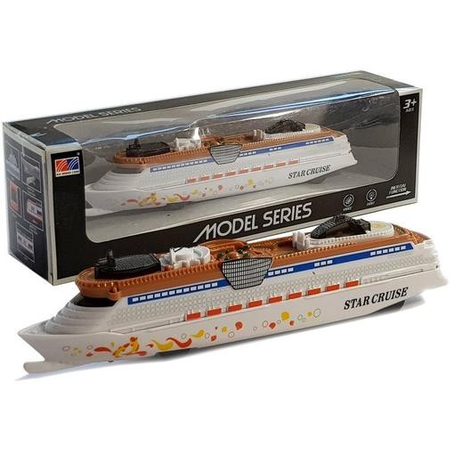 Кораб Ahelos, Метален, Светещ, Музикален, 24 см