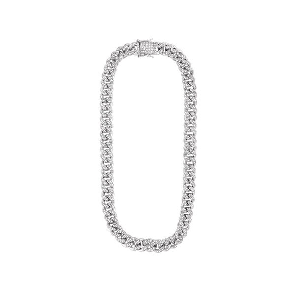 Modern férfi lánc kövekkel vagy gyöngyökkel