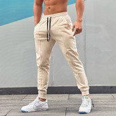 Žieminės vyriškos sportinio modelio kelnės su raišteliais ir kišene