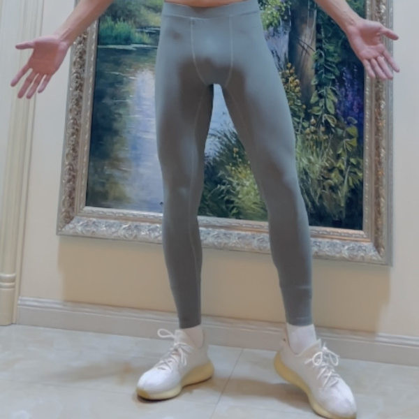 Vyriškos sportinės kelnės fitnesui