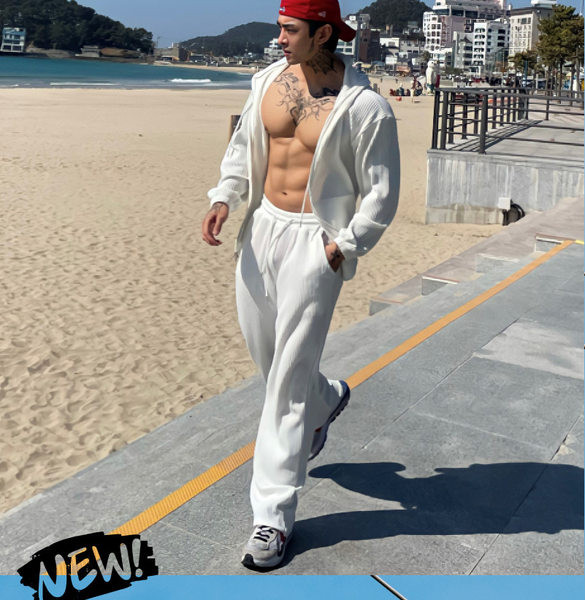 Sporta apakšdaļa ar kabatām - baltā un melnā krāsā