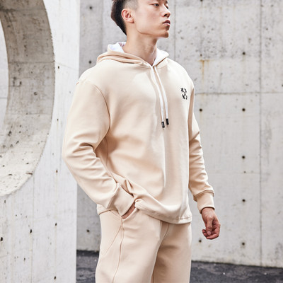 Vīriešu bikses ar uzrakstu un kabatu