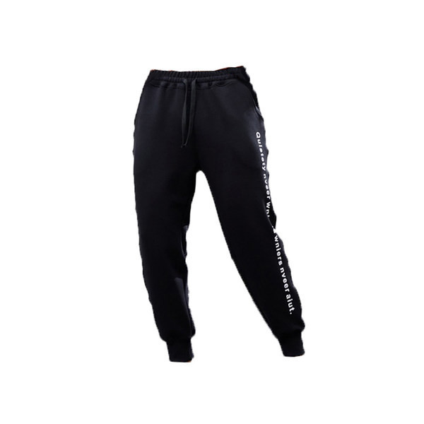 Vīriešu bikses ar uzrakstu un kabatu