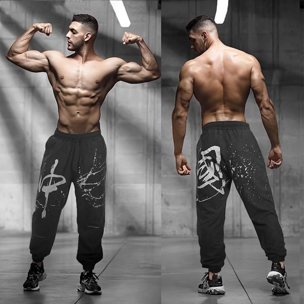 Új modell férfi sportnadrág fűzővel és zsebbel