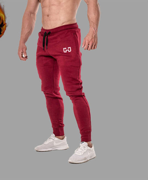 Vīriešu treniņbikses ar kabatu, saitēm un oderi