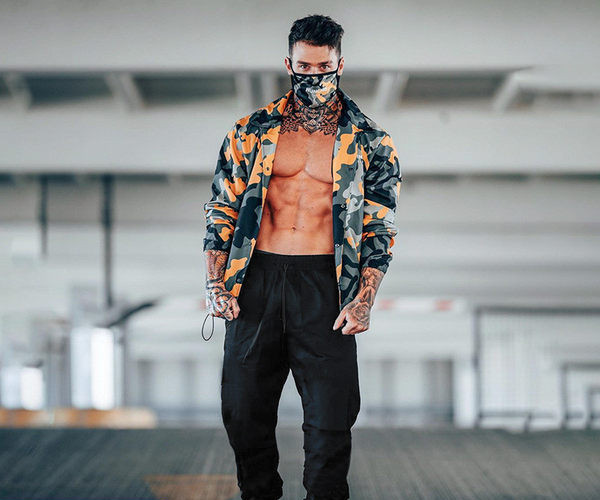 Sportiskas vīriešu bikses ar elastīgām potītēm