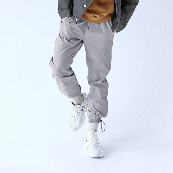 Sportiskas vīriešu bikses ar elastīgām potītēm