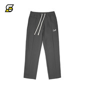 Μονόχρωμο ανδρικό παντελόνι με γράμματα και κορδόνια