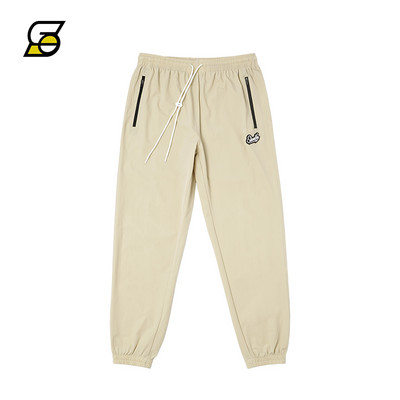 Vīriešu sporta bikses ar elastīgām kājām ar uzrakstu