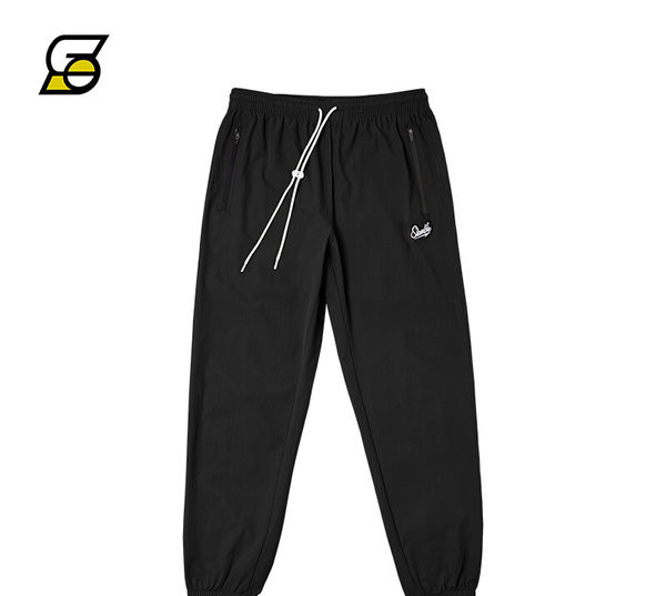 Vīriešu sporta bikses ar elastīgām kājām ar uzrakstu