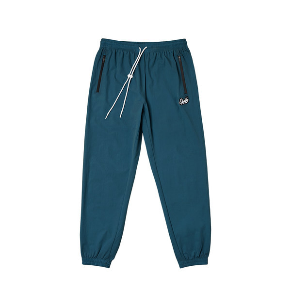 Vīriešu sporta bikses ar elastīgām kājām ar uzrakstu