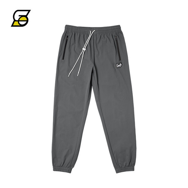 Vīriešu sporta bikses ar elastīgām kājām ar uzrakstu