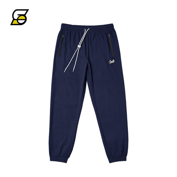 Vīriešu sporta bikses ar elastīgām kājām ar uzrakstu