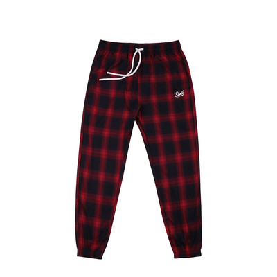 Férfi kockás húzózsinóros nadrág