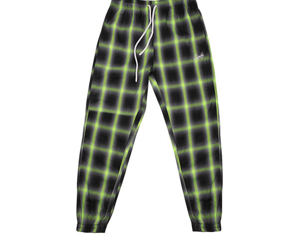 Férfi kockás húzózsinóros nadrág