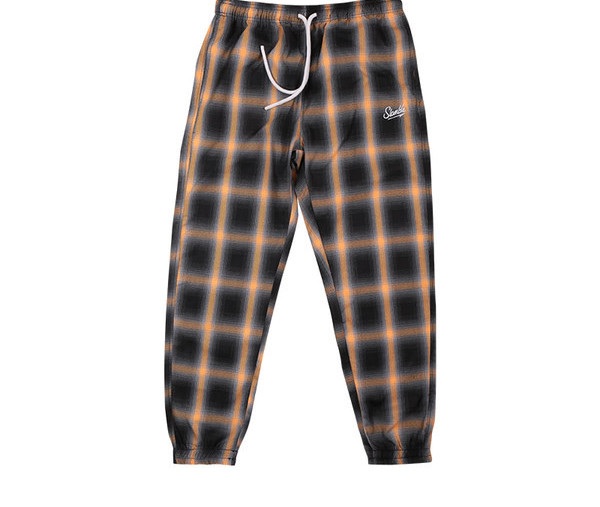 Férfi kockás húzózsinóros nadrág