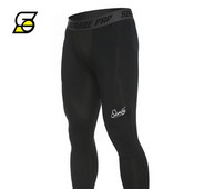 Sportam piemēroti vīriešu sporta legingi ar uzrakstu