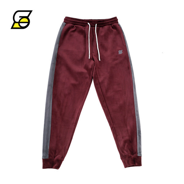 Ανδρικό παντελόνι με κορδόνια και μπορντούρα