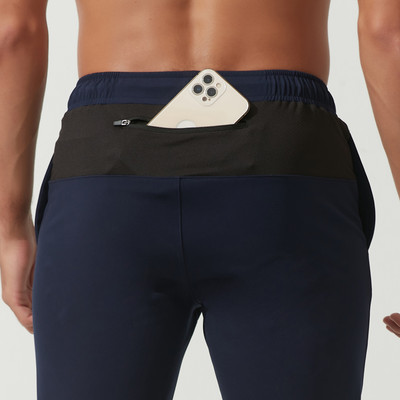 Pantaloni sport pentru bărbați din material cu uscare rapidă