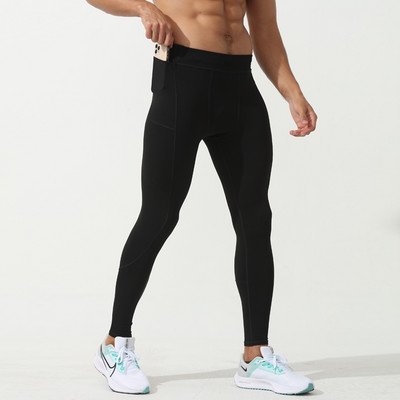 Vīriešu elastīgie legingi ar kabatu