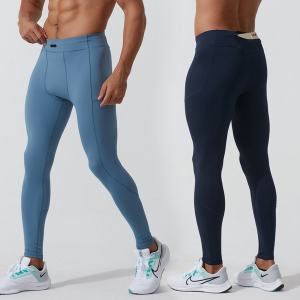 Vīriešu elastīgie legingi ar kabatu