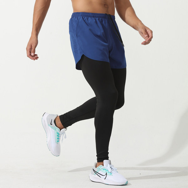 Dvodijelne sportske kratke hlače za muškarce s džepom