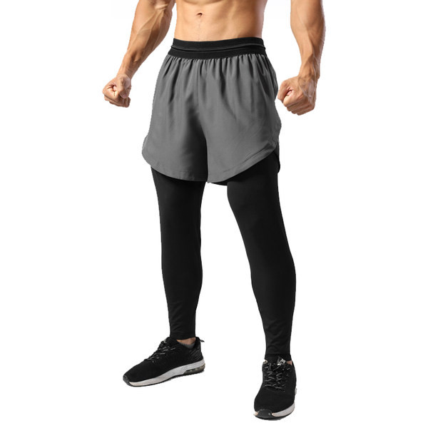Sportiski vīriešu šorti ar legingiem - vairākas krāsas