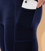 Vyriški sportiniai antblauzdžiai su šiltu pamušalu ir šonine kišene