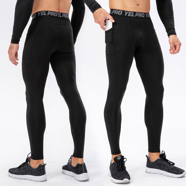 Vyriški sportiniai antblauzdžiai su šiltu pamušalu ir šonine kišene