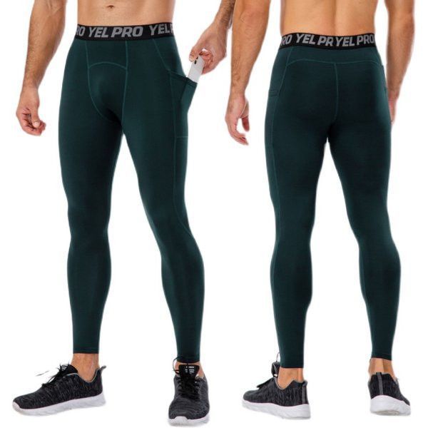 Vyriški sportiniai antblauzdžiai su šiltu pamušalu ir šonine kišene