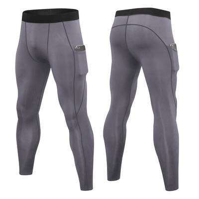 Férfi sport leggings zsebbel
