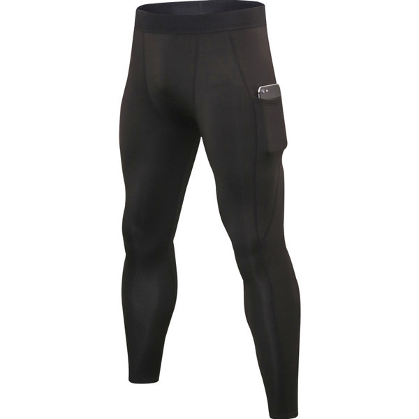 Férfi sport leggings zsebbel