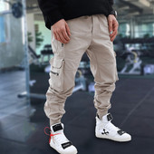 Sportiskas vīriešu bikses ar kabatām